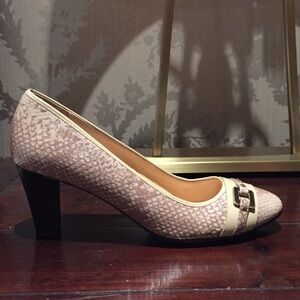 Cole Haan Pumps - Tan Snake Skin